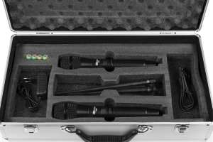 Цифрова безжична микрофонна система Power Dynamics PD632H UHF с 2 ръчни микрофона | AVStore