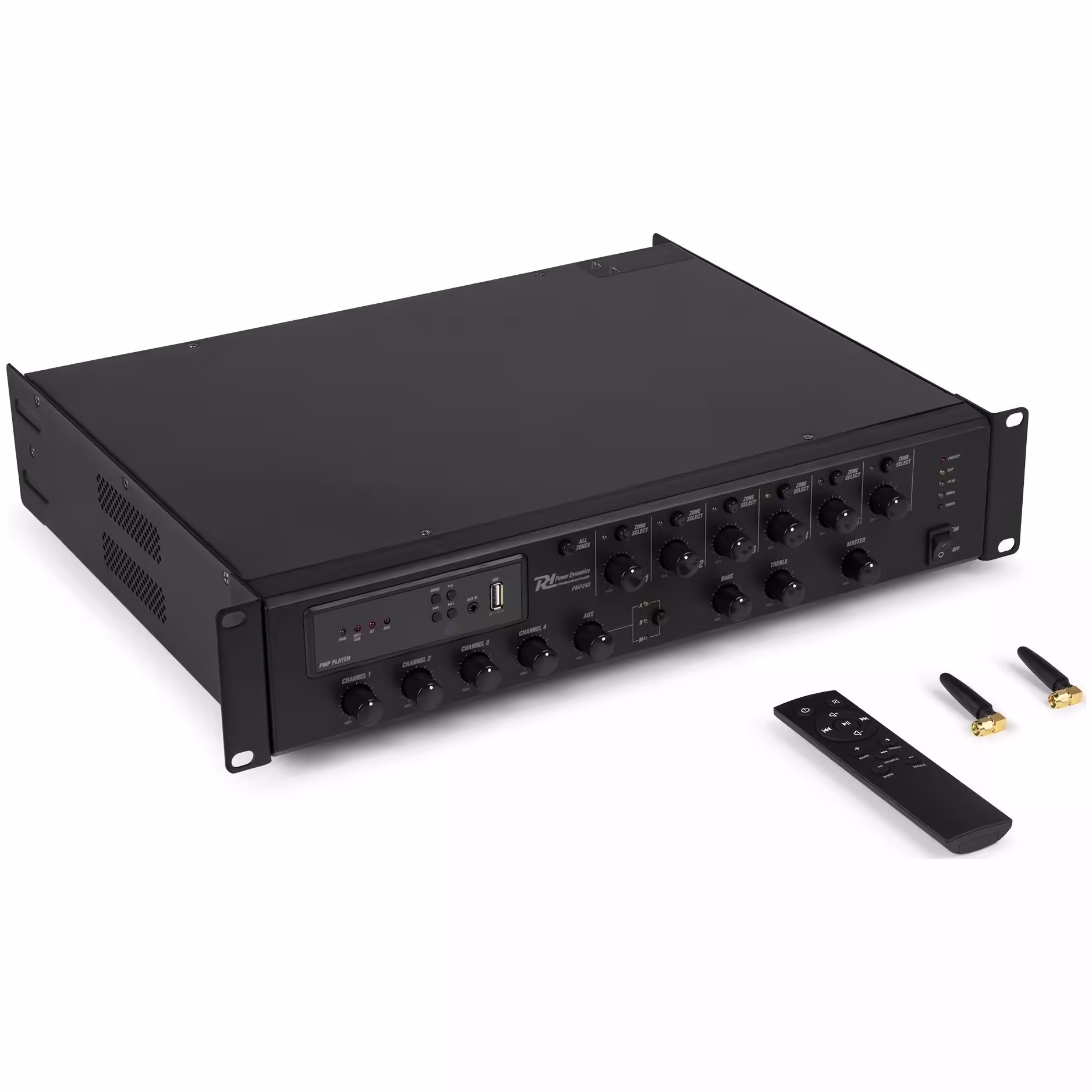 Аналогов Mixer усилвател Power Dynamics PMP240 6 зони 240W | AVStore