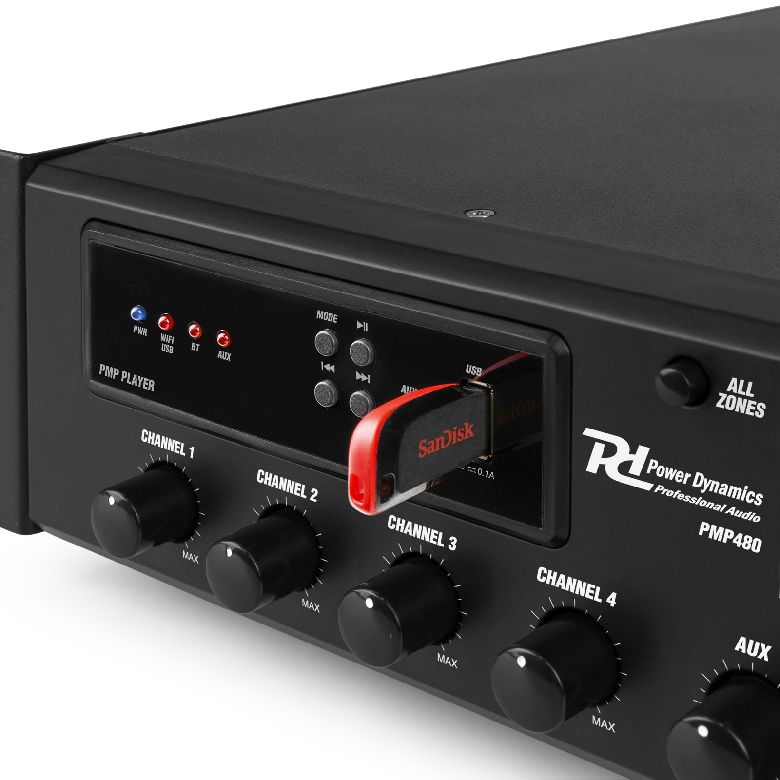 954016_insert3 Аналогов Mixer усилвател Power Dynamics PMP480 6 зони 480W | AVStore