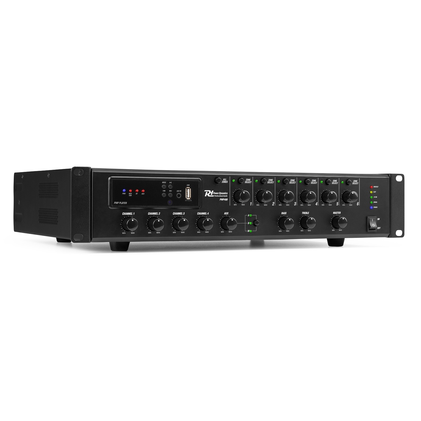 954016_side4 Аналогов Mixer усилвател Power Dynamics PMP480 6 зони 480W | AVStore
