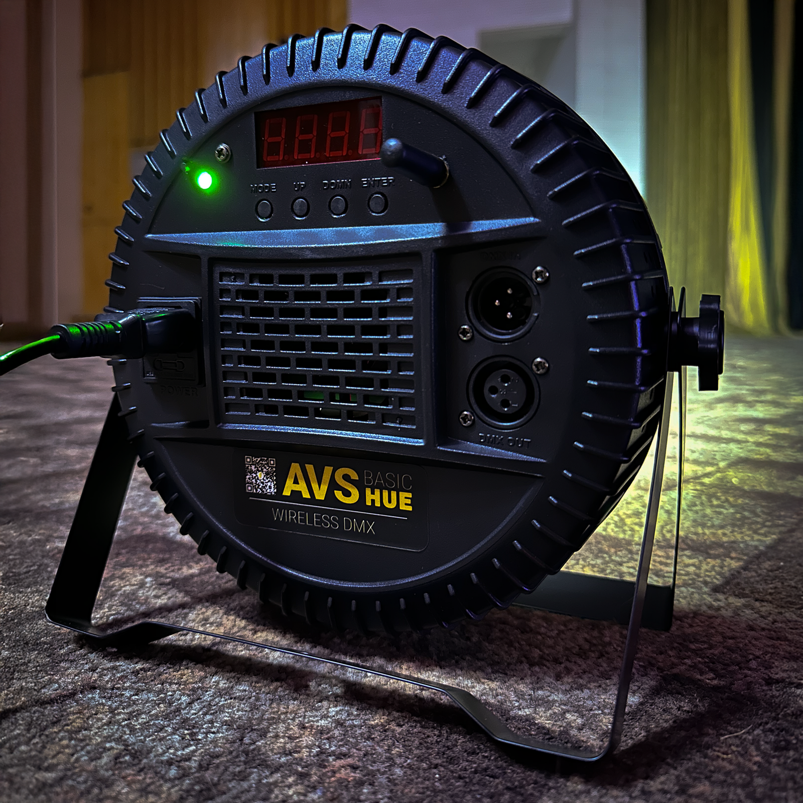 back panel basic hue extended to fit square image ration for webstore LED пар Wireless DMX прожектор AVS Basic Hue 18x12W RGBWL SMD RING | AVStore