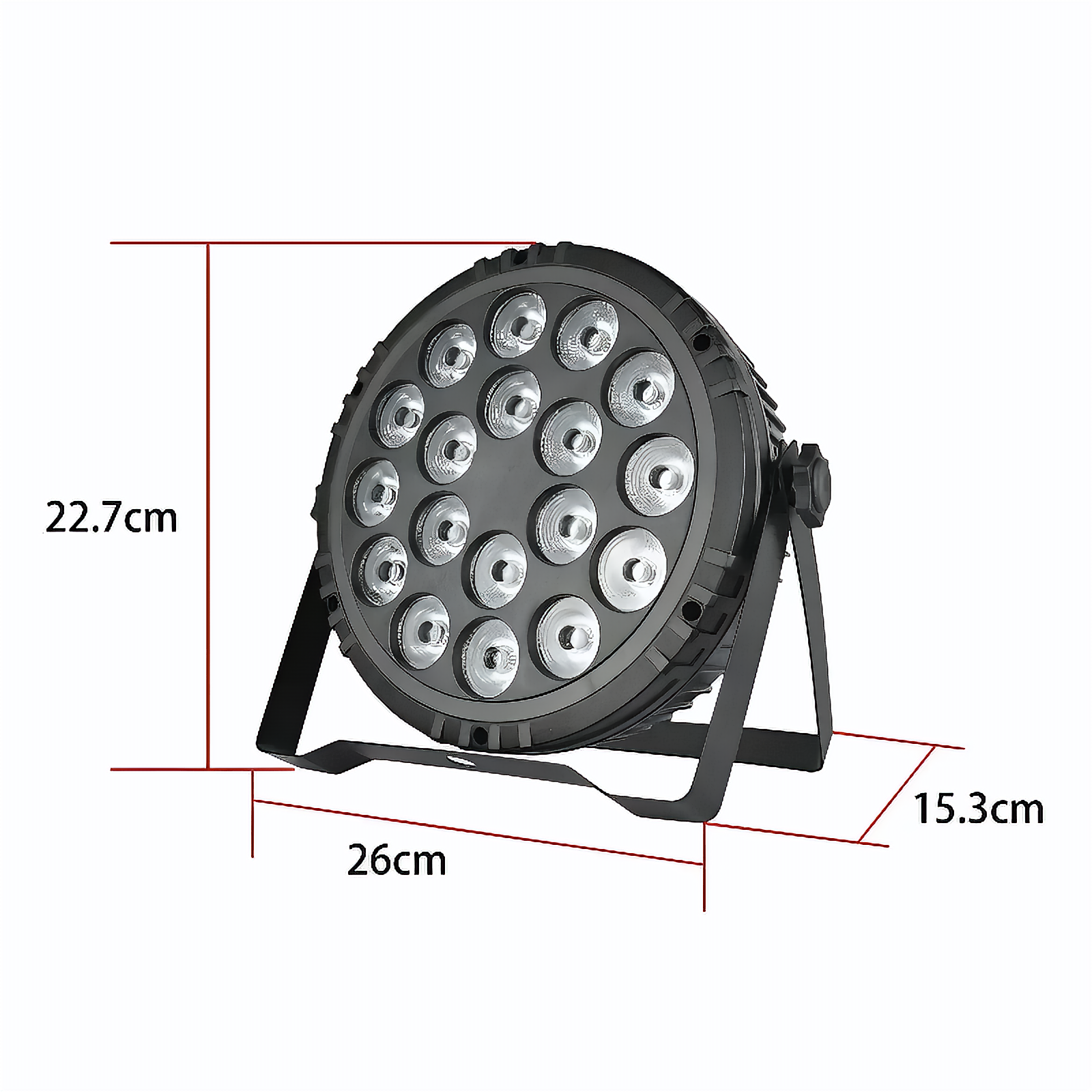 Basic Hue size LED пар Wireless DMX прожектор AVS Basic Hue 18x12W RGBWL SMD RING | AVStore