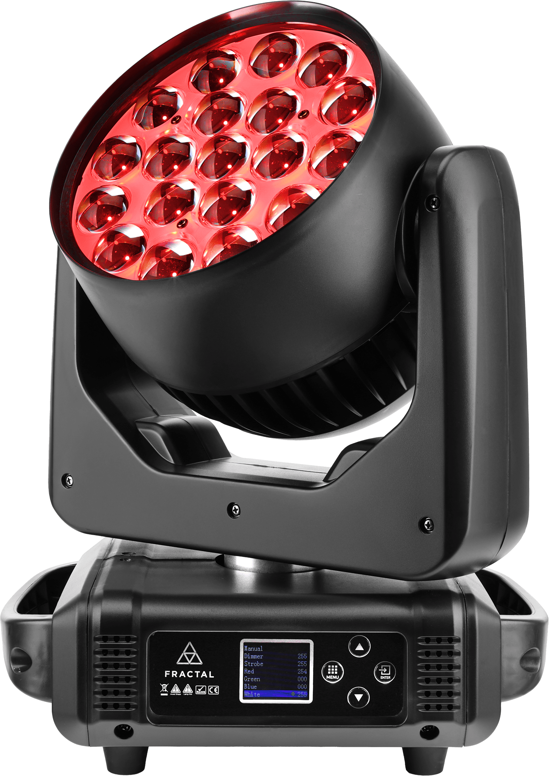 Движеща Глава Fractal Lights SOLORAY 19x12W Zoom | AVStore