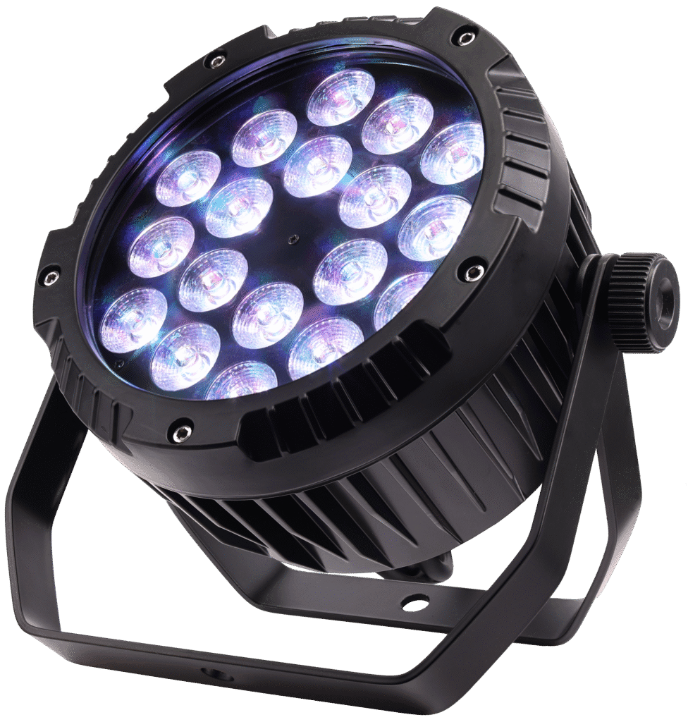 LED Пар прожектор Fractal OPTIRAY 18x18W IP65 RGBWAUV | AVStore